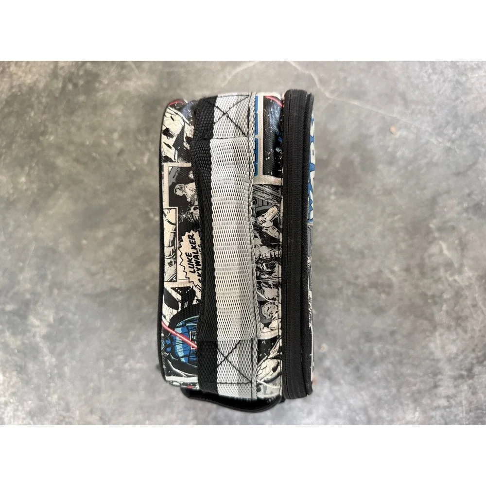 Pottery Barn Kids Star Wars Comic Book Mackenzie Insulated Lunch Bag Black Grey